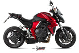 Scarico Honda CB 1000 R (08-17) - Mivv Double Gun Inox Nero