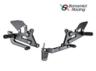 Pedane arretrate Bonamici Racing regolabili - Honda Cbr 500 R 12-20