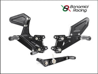 Pedane arretrate Bonamici Racing regolabili - Honda CBR 1000 RR 17-19