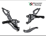 Pedane arretrate Bonamici Racing regolabili stradali - Honda CBR 1000 RR 04-07