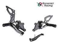 Pedane arretrate Bonamici Racing regolabili - Suzuki Gsx-r 600 / 750 06-10