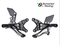 Pedane arretrate Bonamici Racing regolabili - Kawasaki ZX-10R 16-20