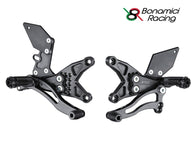 Pedane arretrate Bonamici Racing regolabili - Kawasaki ZX-10R 11-15