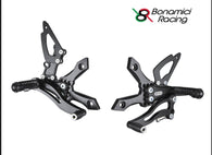 Pedane arretrate Bonamici Racing regolabili - Kawasaki Z 750 07-12