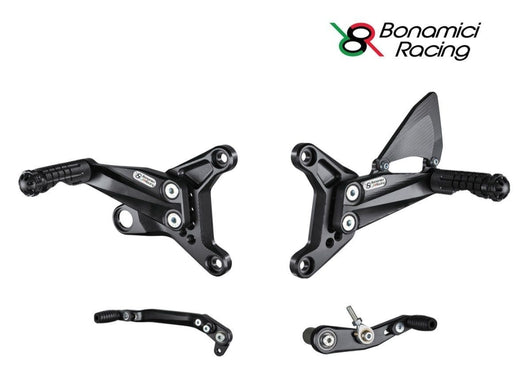 Pedane arretrate Bonamici Racing regolabili - MV Agusta F3 675 11-16