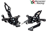 Pedane arretrate Race Bonamici + kit luce - Aprilia RSV4/ Factory 2021