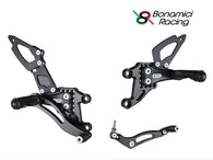 Pedane arretrate Bonamici Racing regolabili race - Honda Cbr 600 RR 03-06