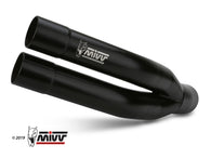 Scarico Kawasaki Z 900 (20-24) - Mivv Double Gun Inox Nero