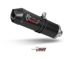 Scarico Honda Hornet 600 (03-06) - Mivv Oval Carbonio con coppa carbonio