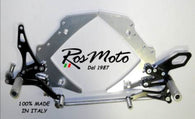 Pedane arretrate Kawasaki ER 6 N (06-08) - Ros Moto