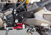 Pedane arretrate Ducati Monster 1200  - Ros Moto