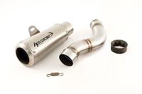 Scarico Hp Corse - GP07 Satin con ghiera alluminio - Triumph Street Triple 765