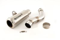 Scarico Hp Corse - GP07 Satin con rete - Triumph Street Triple 765