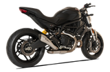 Scarico Hp Corse - Hydroform Satin raccordo a @ - Ducati Monster 797