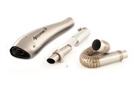 Scarico Hp Corse - Hydroform Satin raccordo a @ - Ducati Monster 797