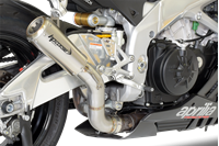 Scarico Hp Corse - GP07 Satin con ghiera in alluminio - Aprilia RSV4 15-16