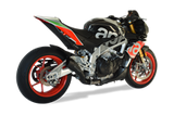 Scarico Hp Corse - Hydroform Short Black - Aprilia Tuono V4 R 17-18