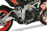 Scarico Hp Corse - Hydroform Corsa Short Black - Aprilia RSV4 17-18