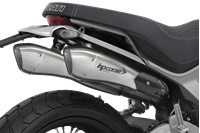 Scarico Hp Corse - Hydroform Short Polish - Ducati Scrambler 1100