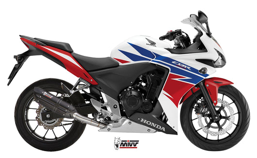 Scarico Honda CBR 500 R (13-15) - Mivv Suono Inox Nero