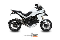 Scarico Ducati Multistrada 1200 (10-14) - Mivv Gp Inox Nero