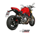 Scarico Ducati Monster 821 (18-20) - Delta Race Inox Nero