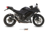 Scarico Kawasaki Ninja 300 (13-16) - Gp Black Inox Nero