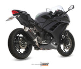 Scarico Kawasaki Ninja 300 (13-16) - Gp Black Inox Nero