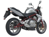 Scarico Kawasaki ER-6N (05-11) - X-Cone Black Inox Nero