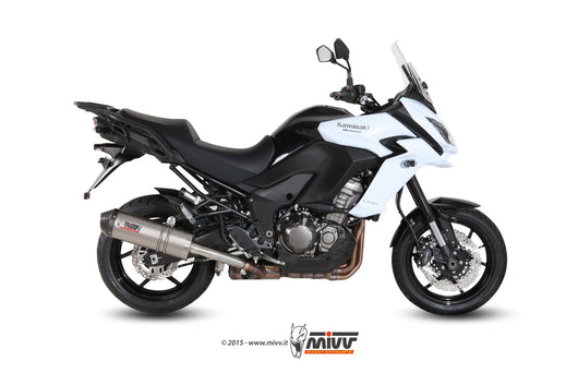 Scarico Kawasaki Versys 1000 (15-18) - Oval Titanio con coppa Carbonio