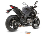 Scarico Kawasaki Z 1000 (2014 >) - Double Gun Black Inox Nero