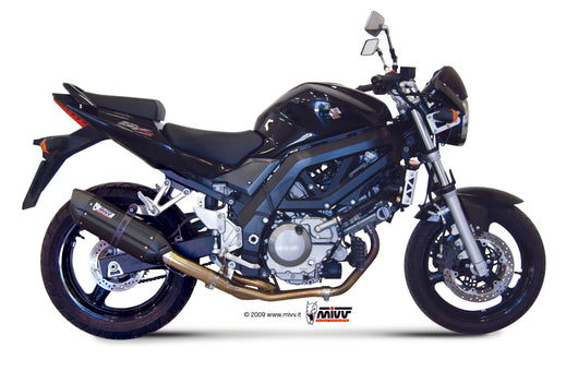 Scarico Suzuki SV 650 (2008) - Mivv Suono Black Inox Nero