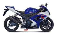 Scarico Suzuki GSX-R 750 (08-10) - Mivv Suono Black Inox Nero