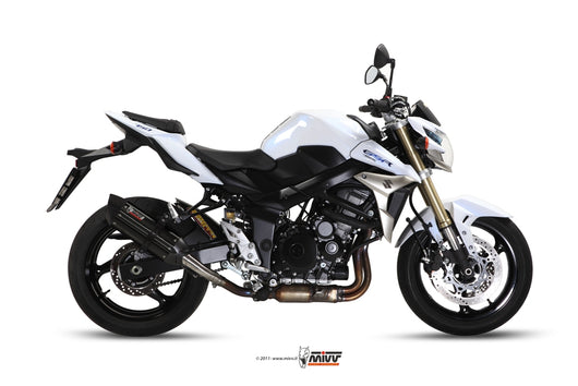 Scarico Suzuki GSR 750 (11-16) - Mivv Suono Black Inox Nero