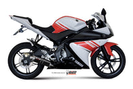 Impianto completo Yamaha YZF 125 R (08-13) - Mivv Gp Black Inox Nero
