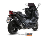 Impianto completo Yamaha T-Max 500 (08-11) - Mivv Speed Edge Black Inox Nero