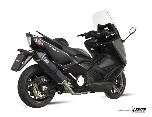 Impianto completo Yamaha T-Max 500 (12-16) - Mivv Speed Edge Black Inox Nero