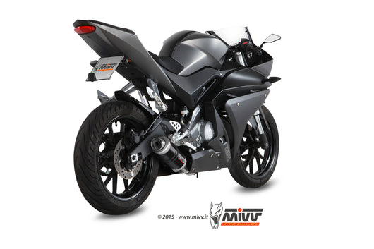 Impianto completo Yamaha YZF 125 R (14-18) - Mivv Gp Black Inox Nero