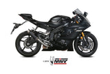 Scarico Yamaha YZF R6 (2017 >) - Mivv GP Pro Black Inox Nero